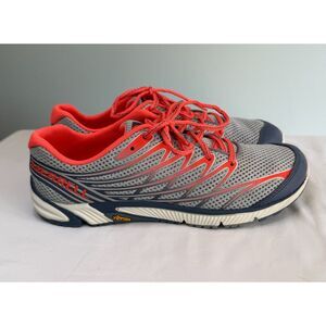 Merrell Trail Running Shoes Vibram Sole Gray Orange Women 9 J37756 Hiking